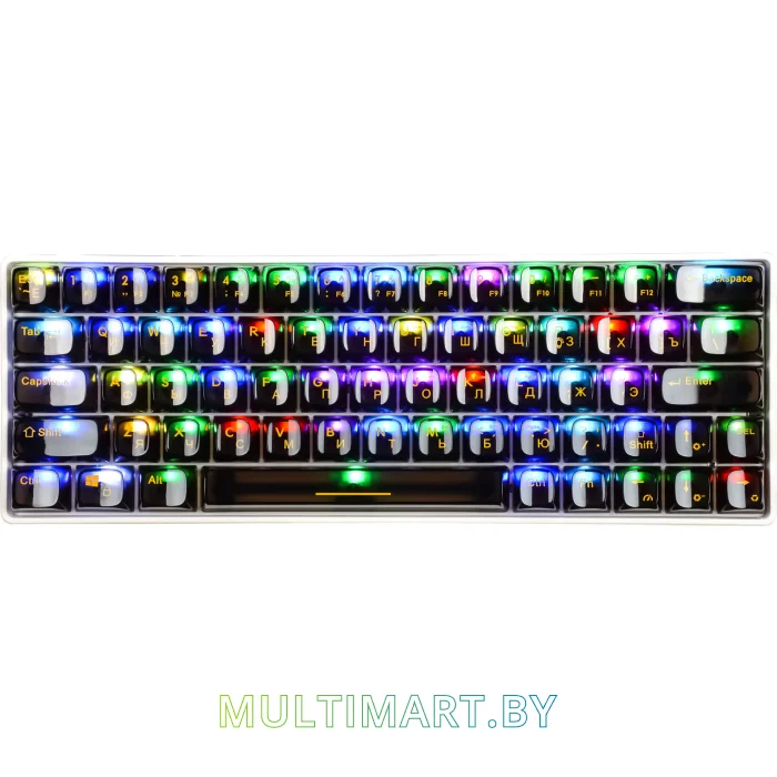 Клавиатура Jet.A Panteon T1 PRO CK CS (белый-черный)
